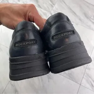 Rockport prowalker men’s 13 black leather slip on loafer walking shoes 100125 Rockport prowalker men main image 4